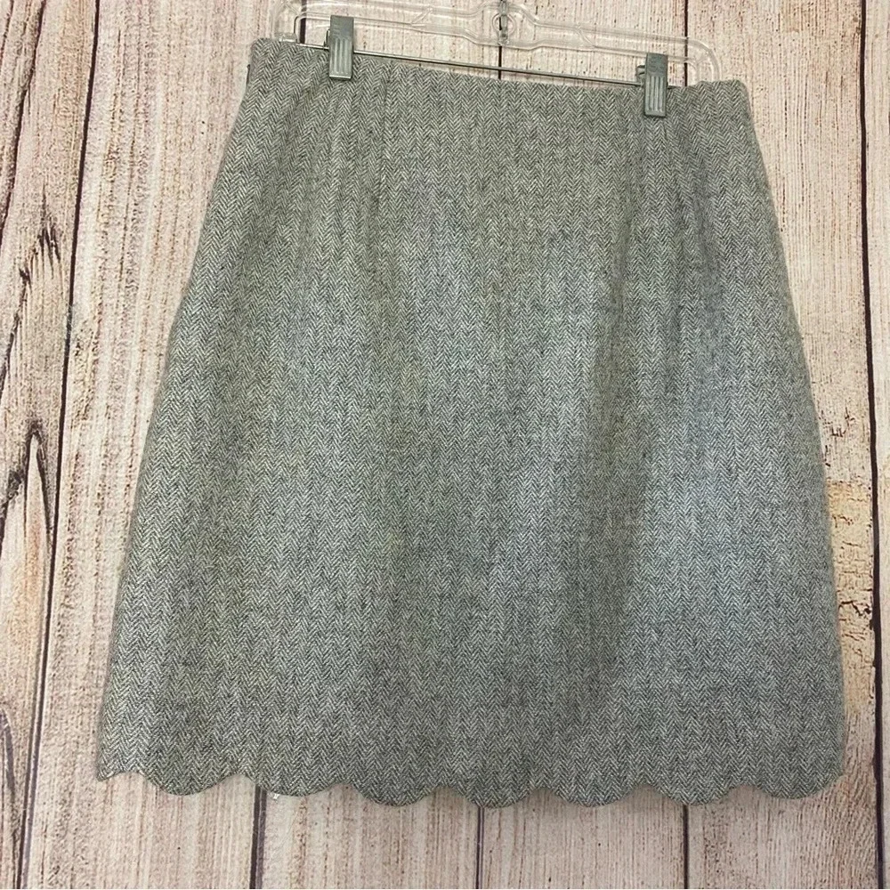 Talbots Womens Wool Blend A-Line Skirt Size 6